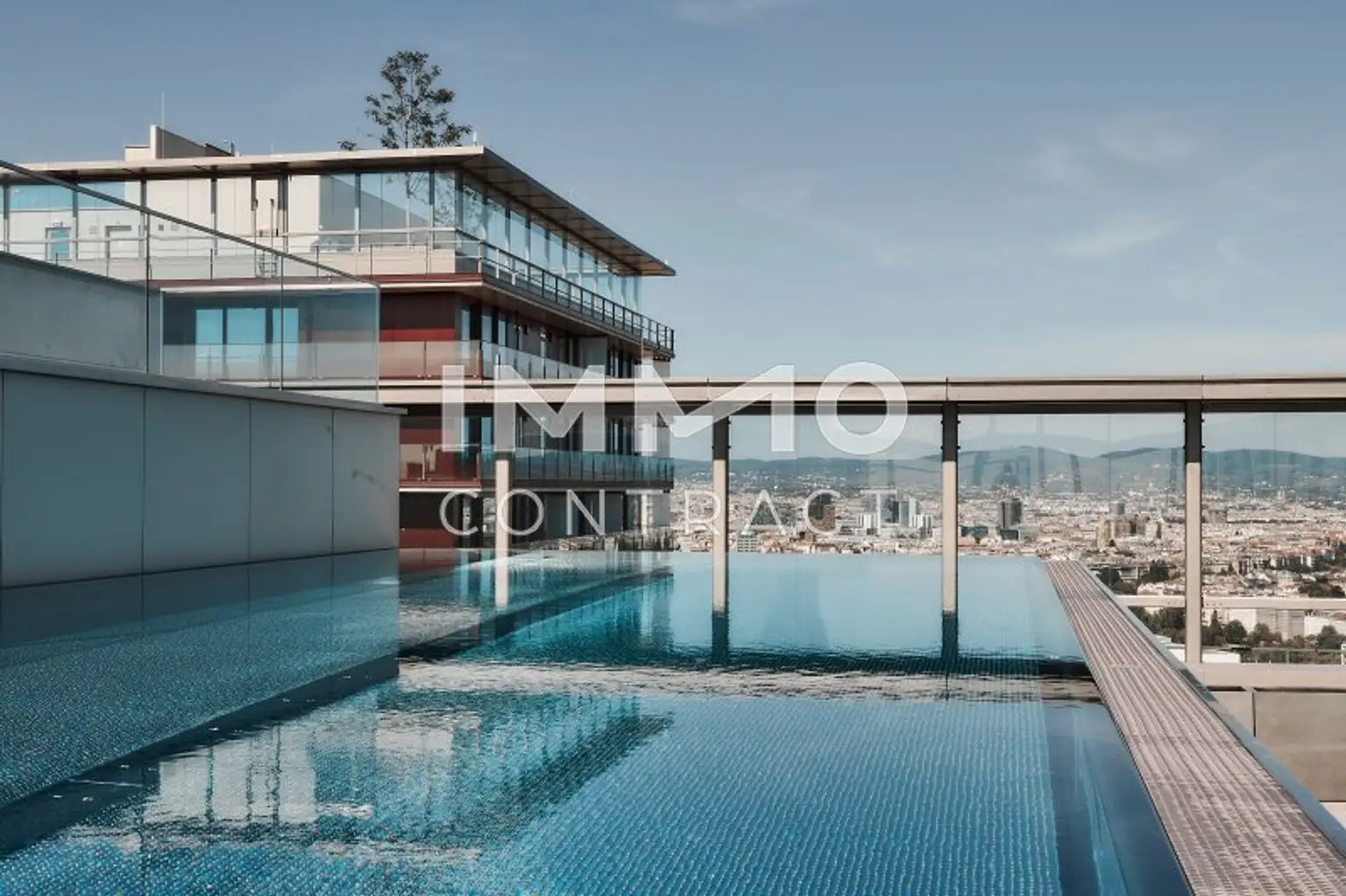 Rooftop Pool mit Terrasse (360° Blick)