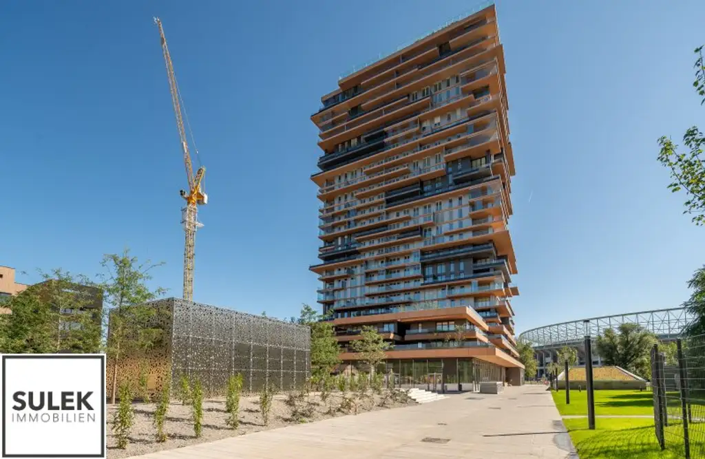 Exklusive 2 Zimmer Erstbezugswohnung inkl. Balkon, Poolnutzung, Fitnessraum & vielen Extras - Projekt Grünblick an der U2!