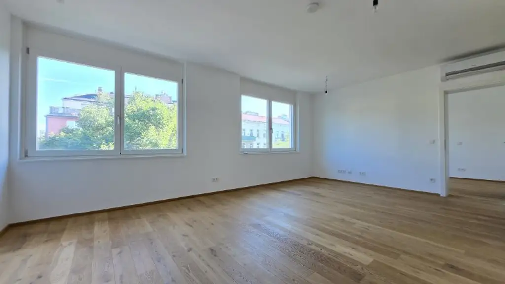 Sonnige 2-Zimmer-Wohnung - Klimaanlage - Sehr guter, gepflegter Zustand - Ausgezeichnetes Raumkonzept