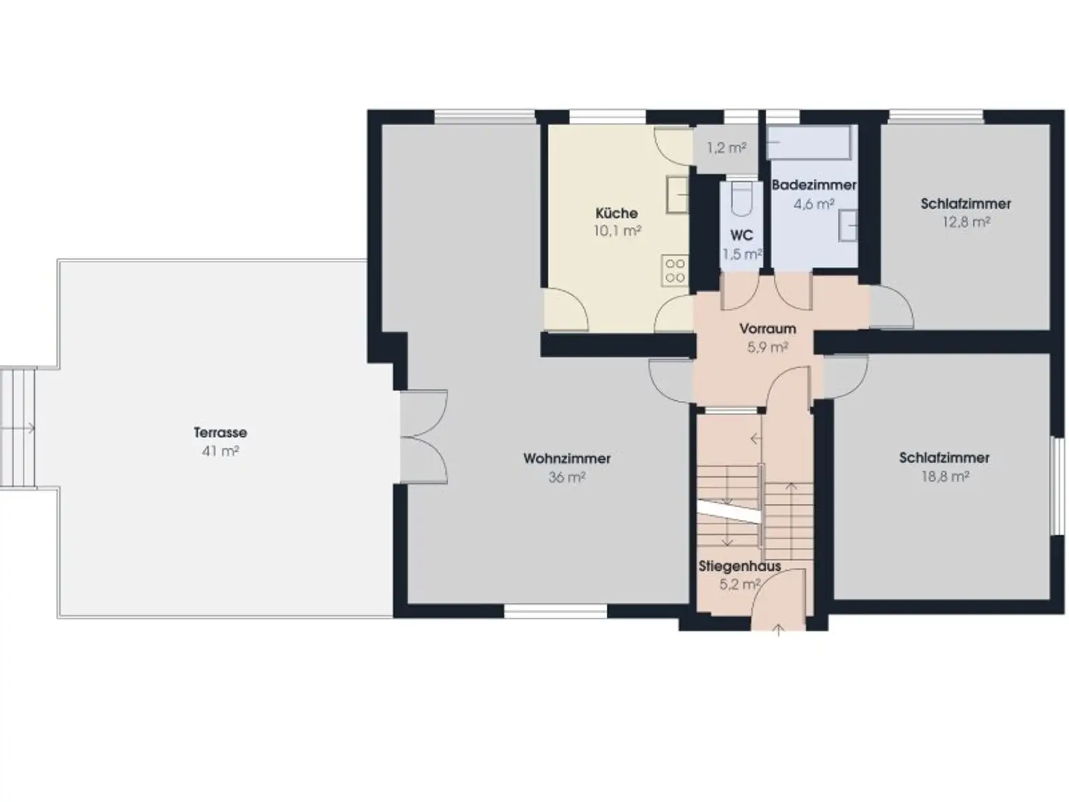 Grundriss Wohnung EG