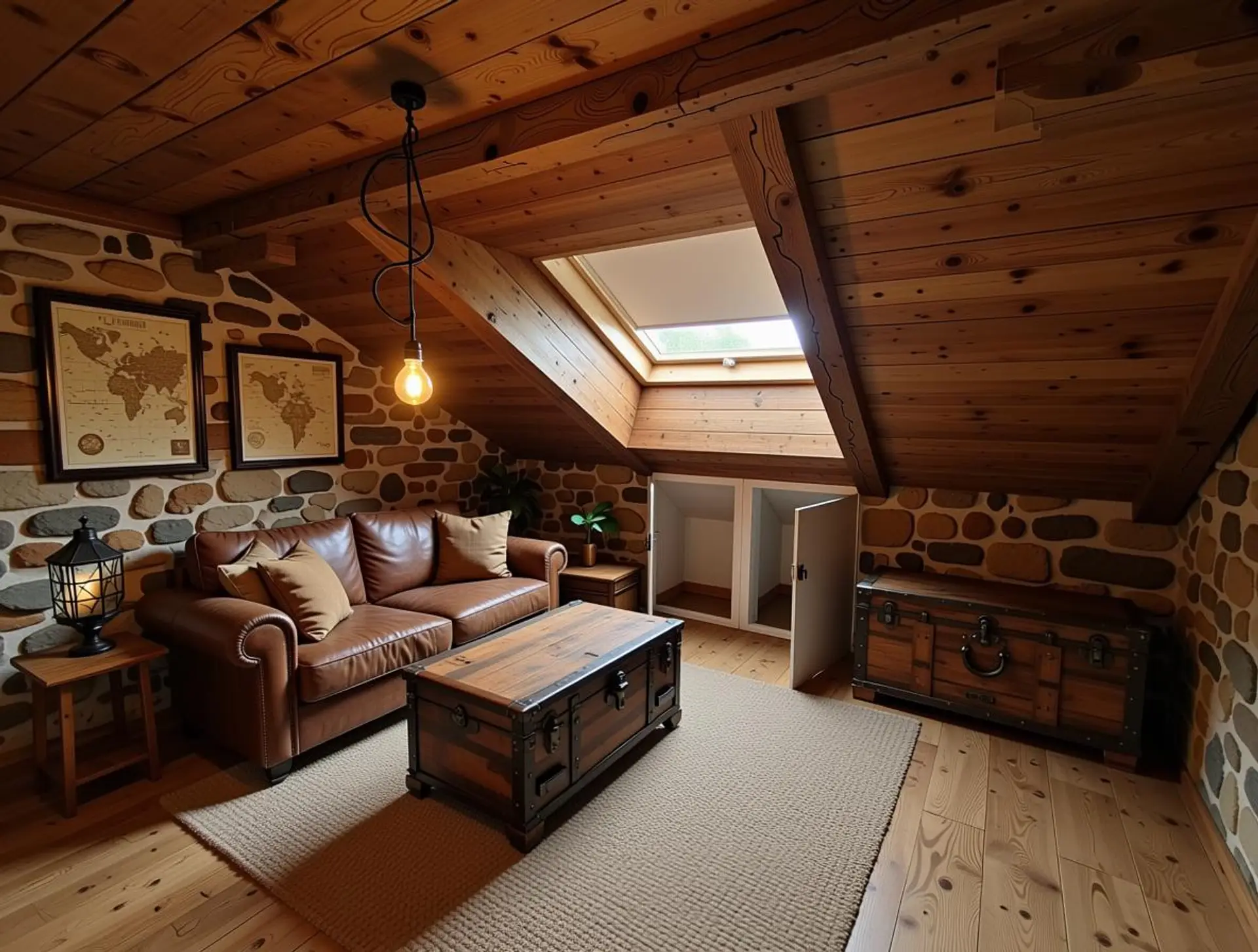 Illustration möglicher Dachstuhl