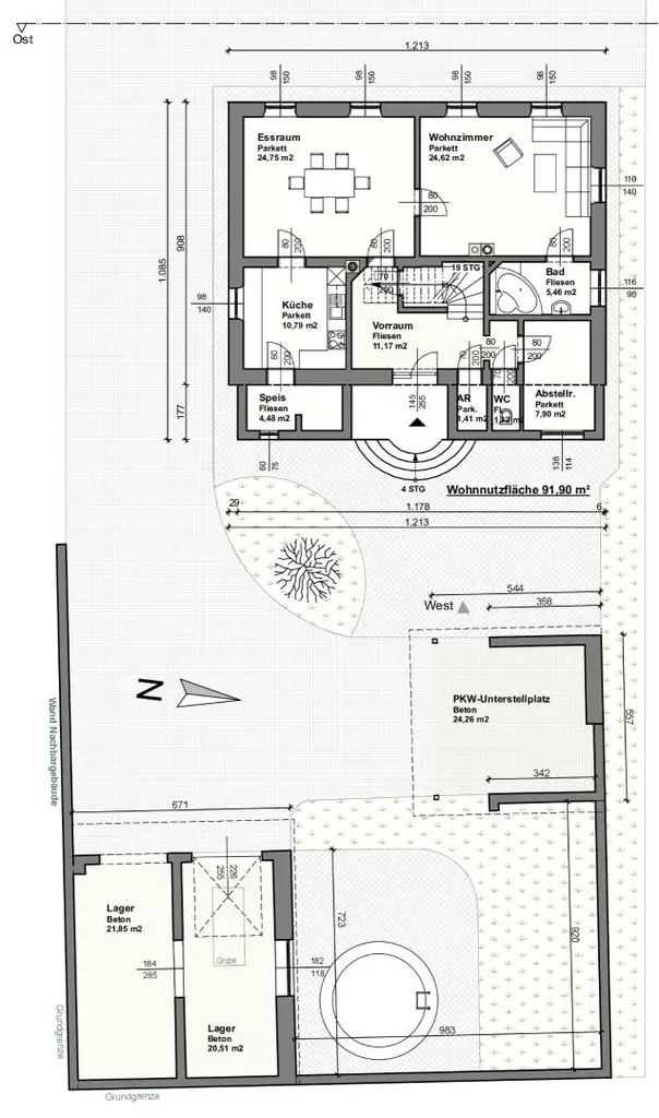 Vielseitiges Einfamilienhaus mit Pool, Garagen und großem Potenzial in Leibnitz