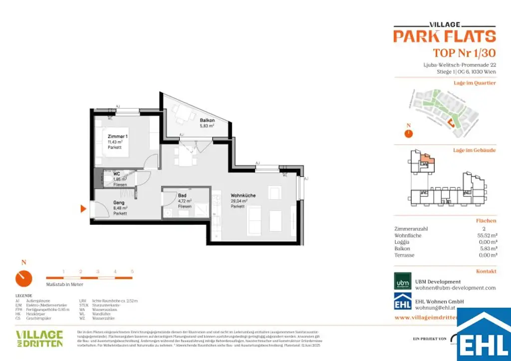 Anlage mit Potenzial: Modernes Wohnen in den PARK FLATS im 3. Bezirk