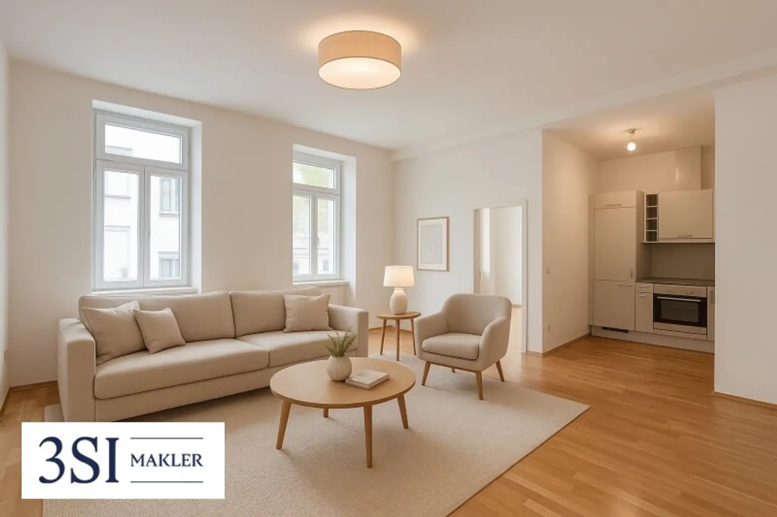 Charmanter 3-Zimmer Altbau in ruhiger Innenhoflage
