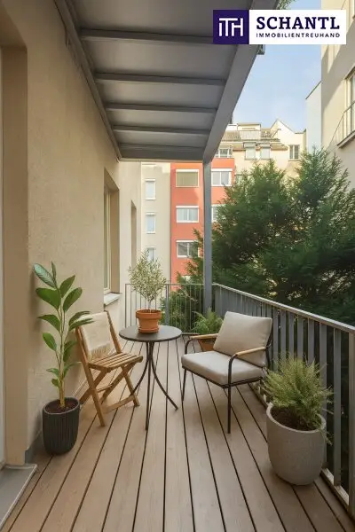 ++ TOP LAGE in unmittelbarer Nähe zum Augarten ++ hochwertig saniertes Altbaujuwel mit großzügigem Balkon + absolut ruhige Innenhoflage