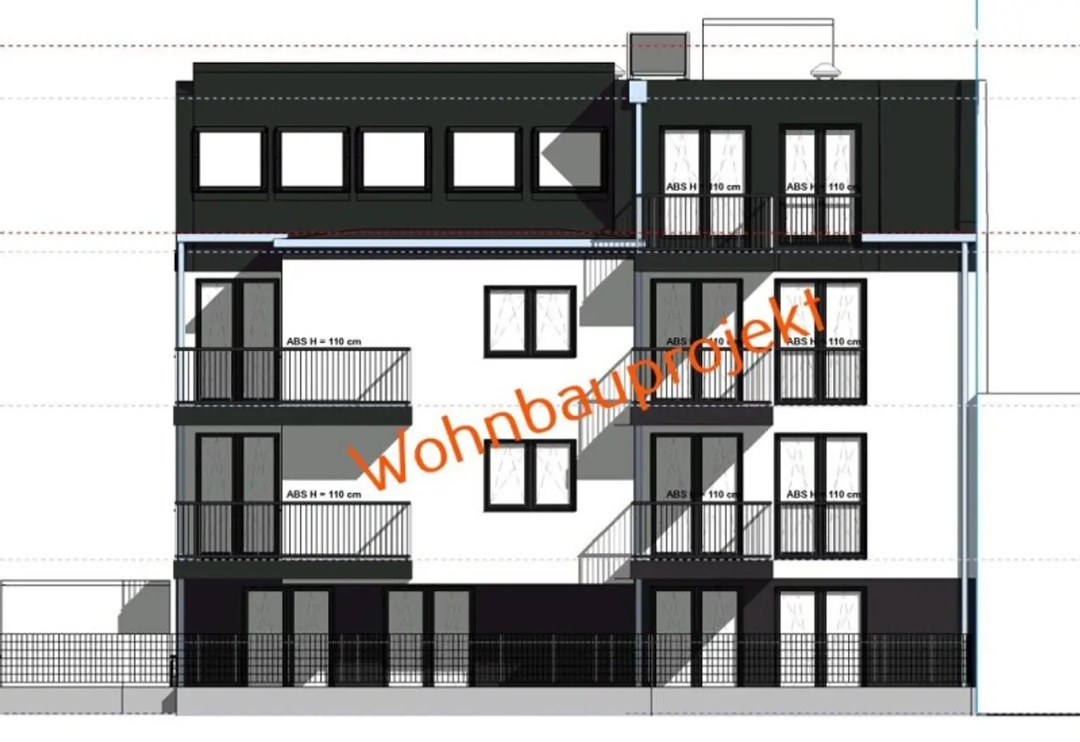 Grundstück mit geplantem Wohnbauprojekt zu verkaufen