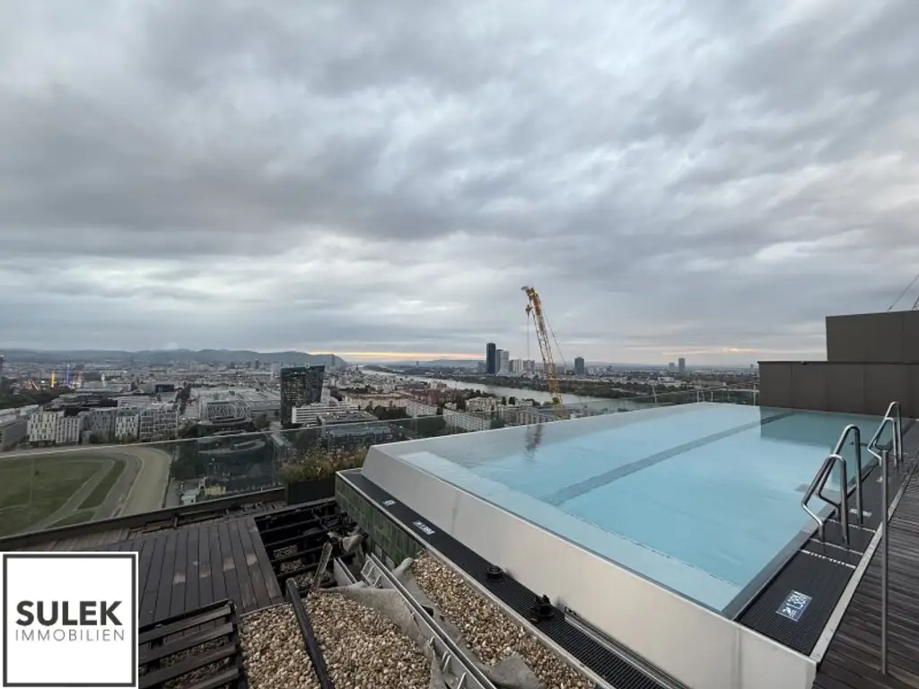 Exklusive 2 Zimmer Erstbezugswohnung inkl. Balkon, Poolnutzung, Fitnessraum & vielen Extras - Projekt Grünblick an der U2!