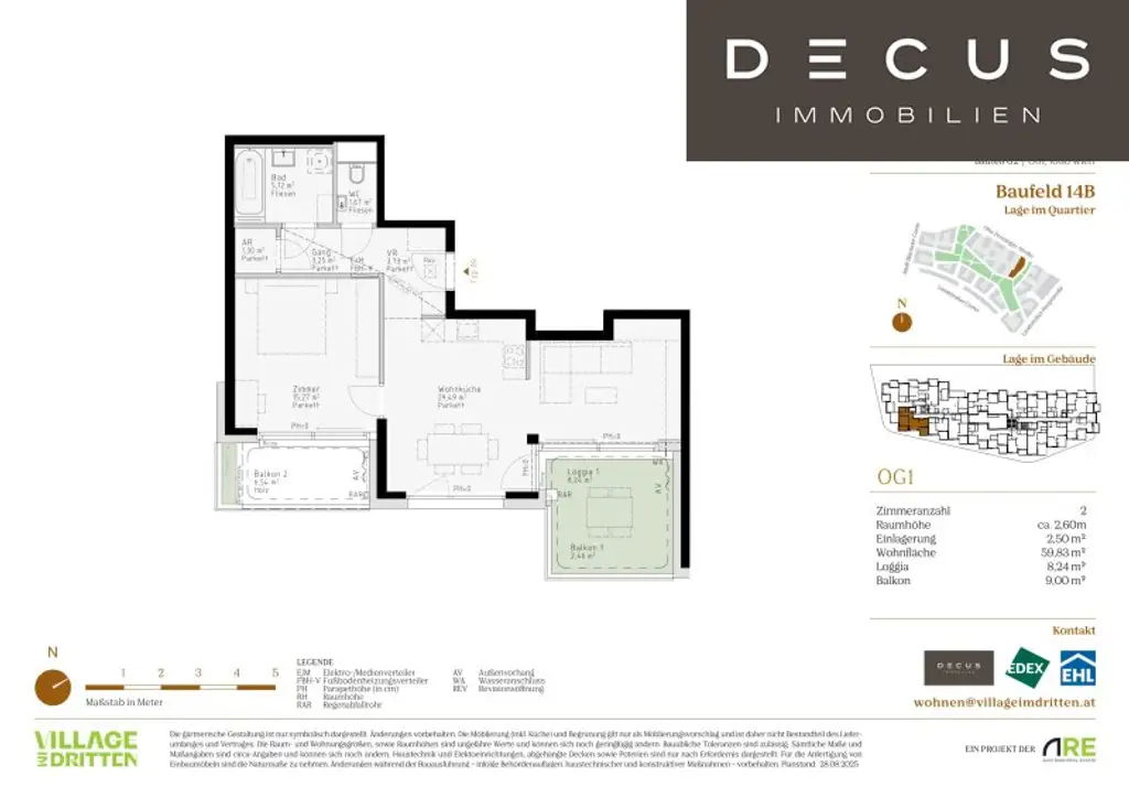| ZWEI ZIMMER | UNIKAT FÜR FREIGEISTER | EIGENNUTZER | BF 14B | VILLAGE IM DRITTEN | FERTIGSTELLUNG 2027