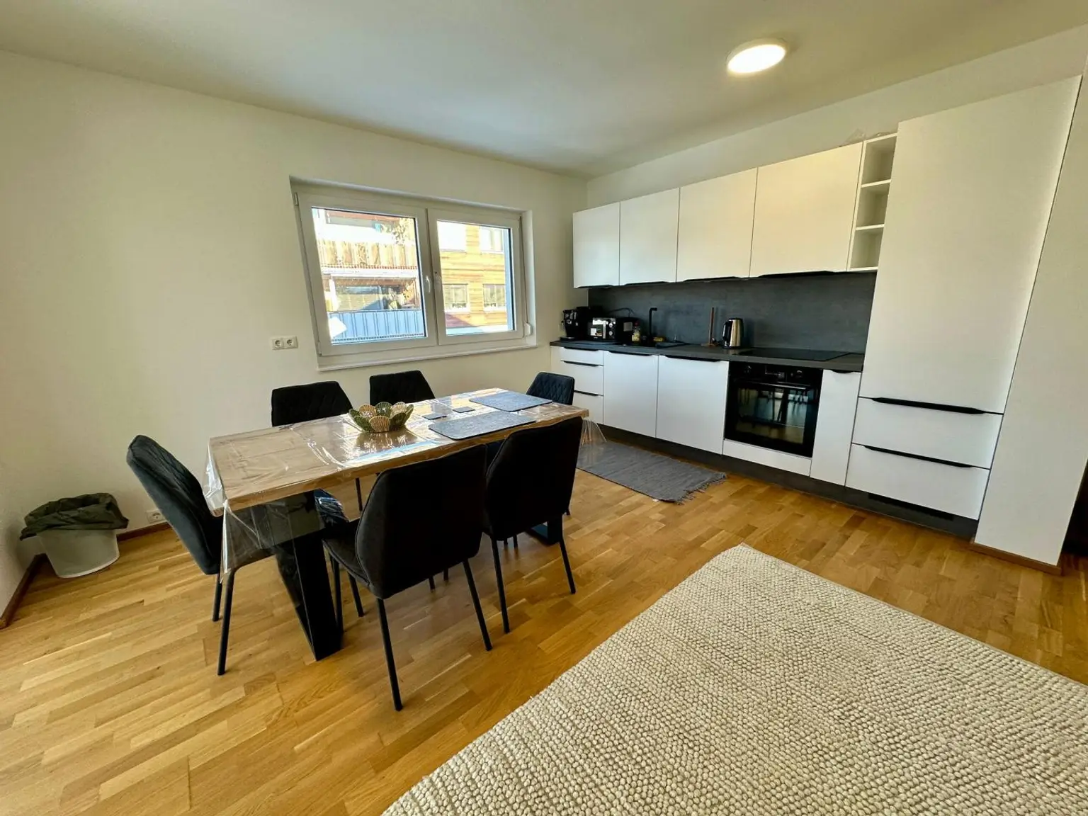 Wohnküche Ansicht möblierte Wohnung Bad Gams immor