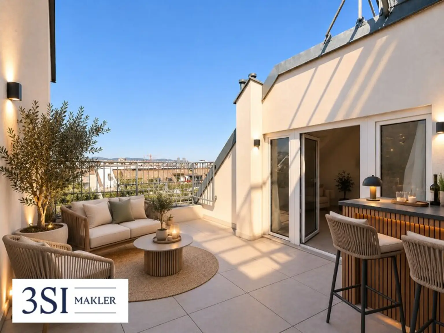 Terrasse möbliert