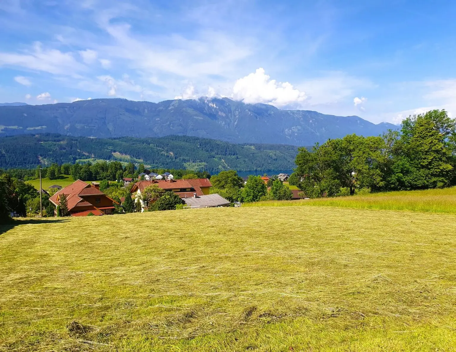 Exklusives Baugrundstück mit Berg- und Seeblick am Millstätter See / Kärnten