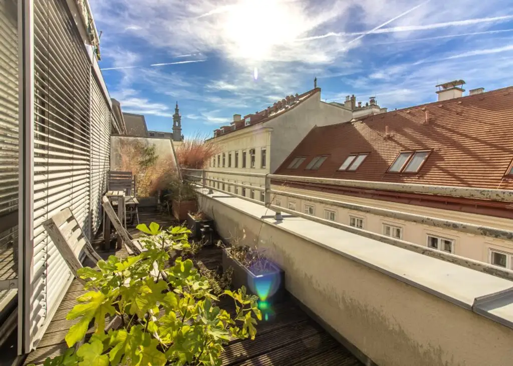 4 m Raumhöhe im Dachgeschoss - Mariahilfer Str. - Klimatisiert