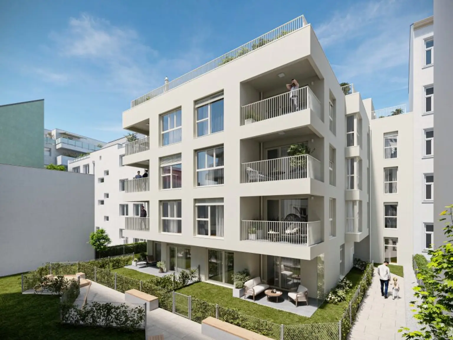 URBANES WOHNEN IM 3. BEZIRK: Zwei Baukörper, ein Wohngefühl der Extraklasse