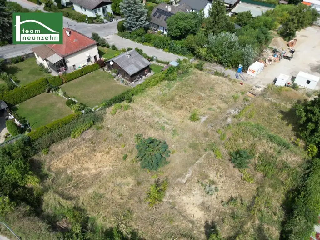 MACHEN SIE IHRER FAMILIE EINE FREUDE - Baugrund (Baurecht) in traumhafter Aussichtslage am Fusse des Wienerwald. - WOHNTRAUM