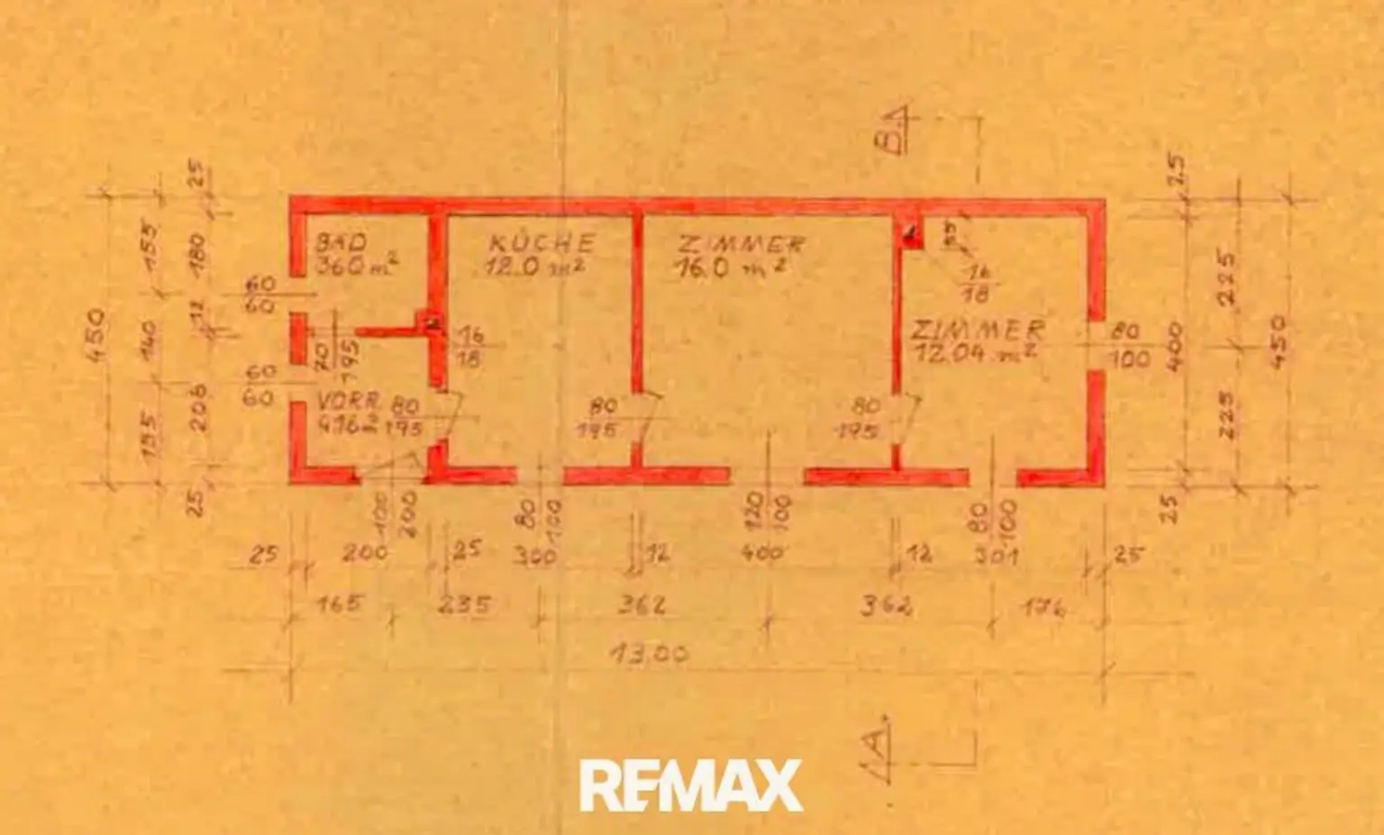 Grundriss - Wohnhaus 1