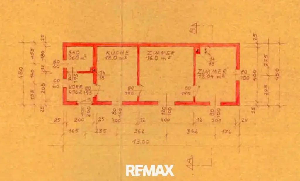 Grundriss - Wohnhaus 1