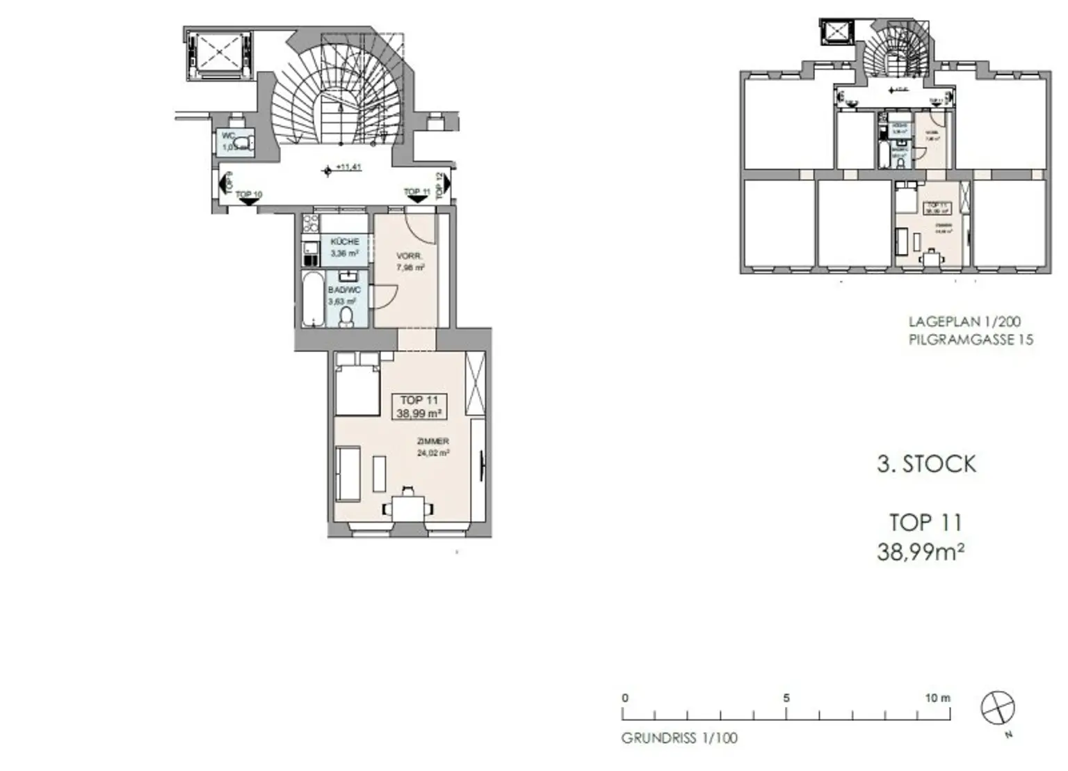 Stilvoll sanierte Altbauwohnung in Toplage – Pilgramgasse, 1050 Wien - U4 Fußläufig