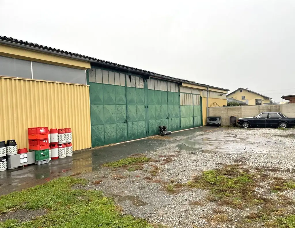 Wundschuh! Anlageobjekt, Lagerhalle, Produktionsstätte, Werkstätte, Garage, mit 4 Wohneinheiten!