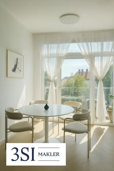Wohnen auf einer Ebene – mit zwei Terrassen und Designanspruch