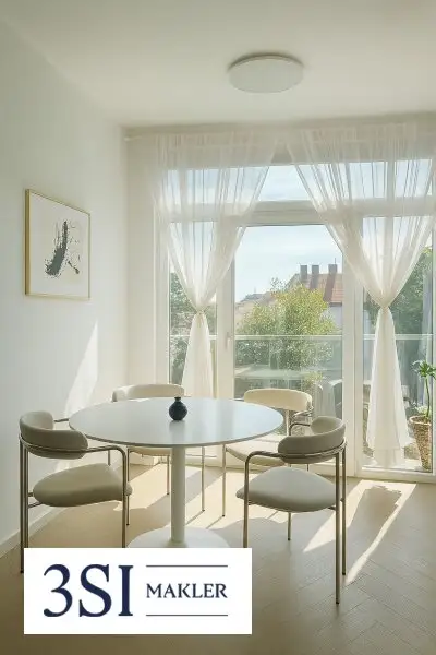 Wohnen auf einer Ebene – mit zwei Terrassen und Designanspruch
