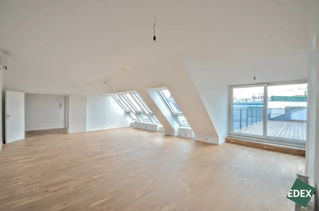 Klimatisierte 4-Zimmer-Wohnung mit Terrasse nahe der Wiener Innenstadt (optional mit PKW-Stellplatz)