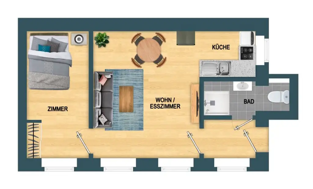 +NEU+ Charmante Citywohnung mit Stil & bester Anbindung – Ihr neues Zuhause in großartiger Lage des 4. Bezirks!