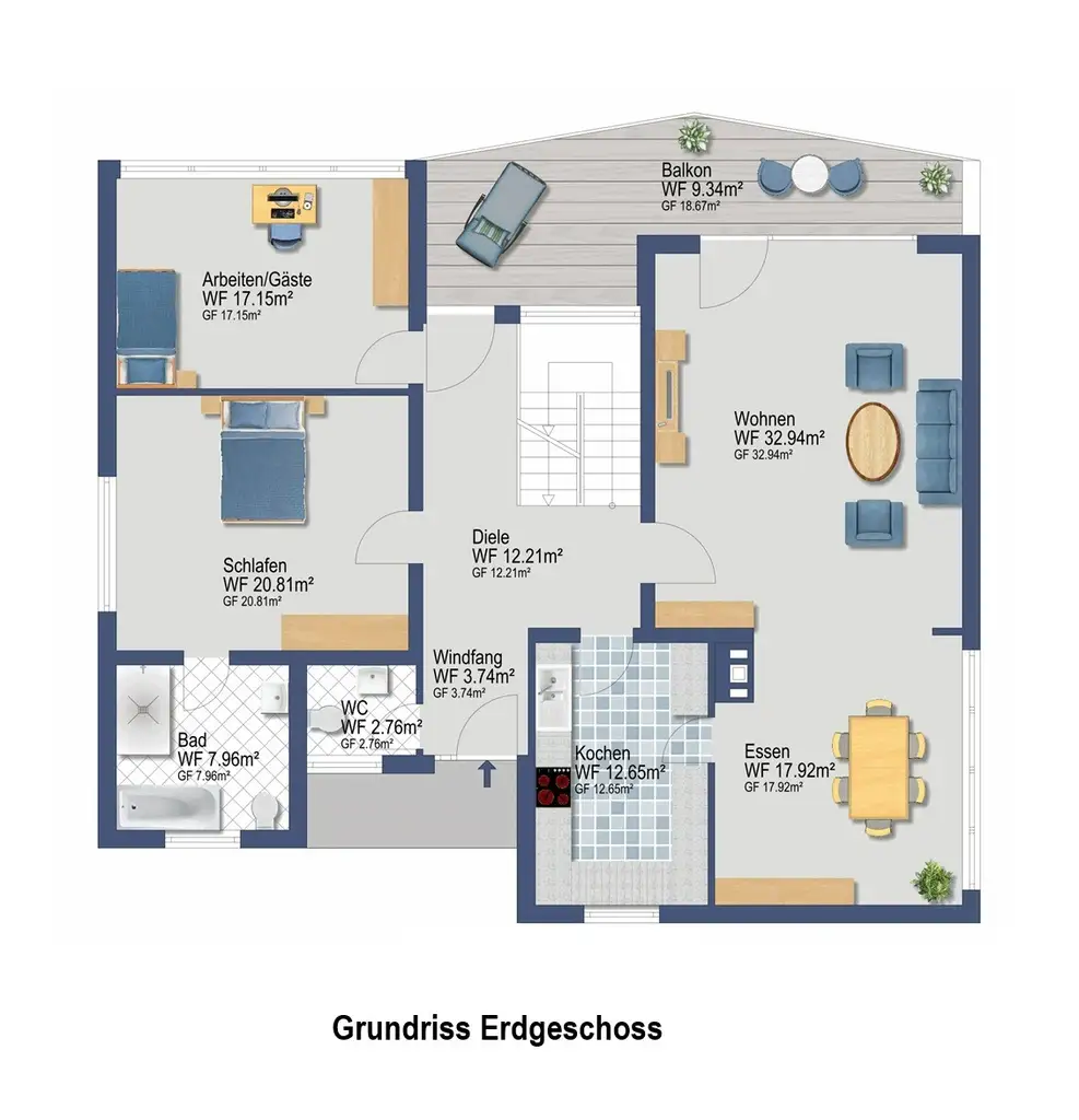 Grundriss Erdgeschoss