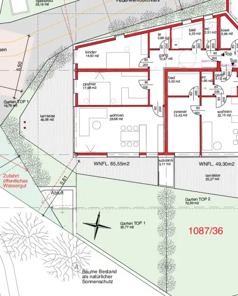 Gartenwohnung Top W1 - 3-Zimmer in Ebbs