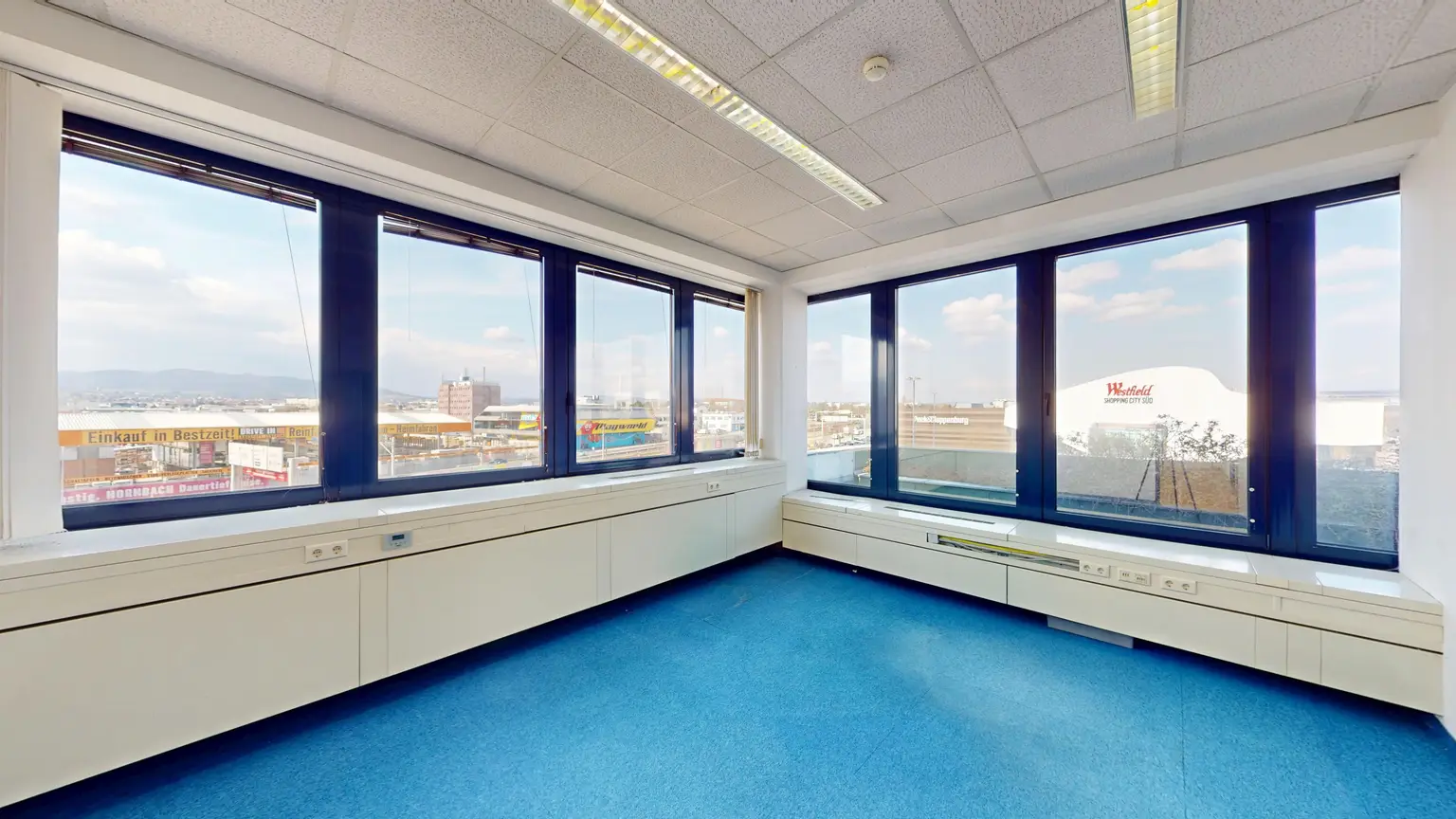 Flexibel gestaltbare Büroflächen im SCS-Komplex