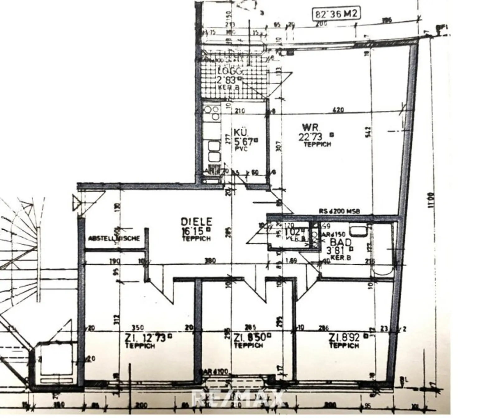 Loggia-Familien-Wohnung nahe U6 und Brunnenmarkt