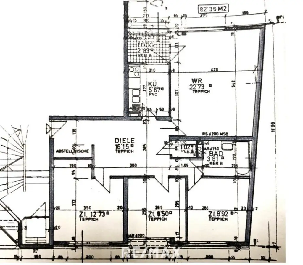Loggia-Familien-Wohnung nahe U6 und Brunnenmarkt