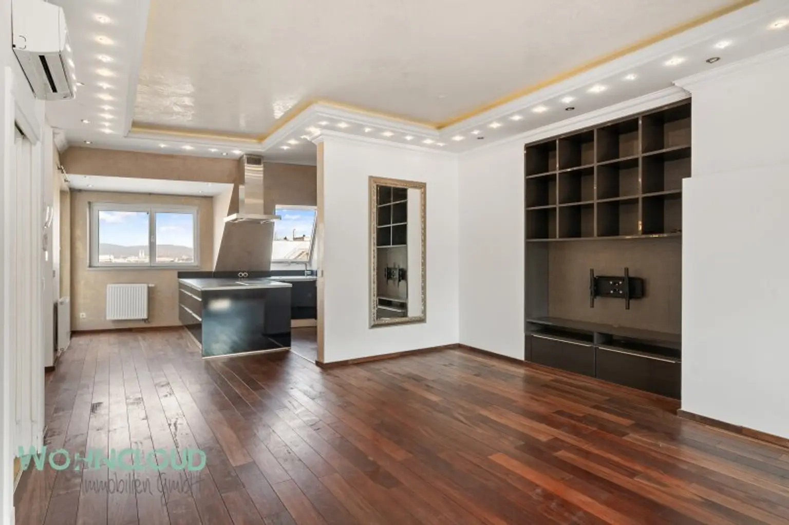 WOHNBEREICH ZU KÜCHE