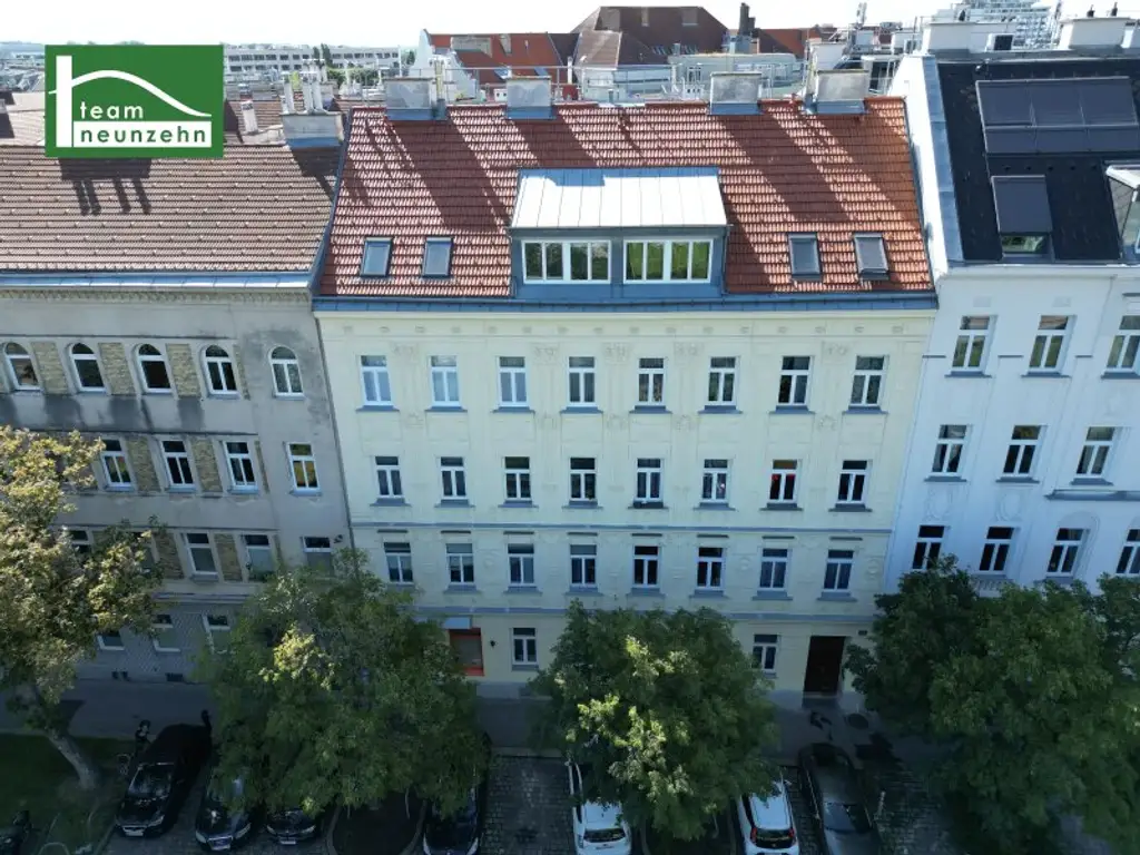 Panoramablick-Wohnung mit Dachterrasse nahe U6 Meidling zwischen Schönbrunn und Wienerberg - Frisch renoviert!