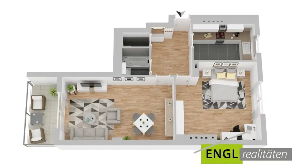 Wohnung mit neuem Design