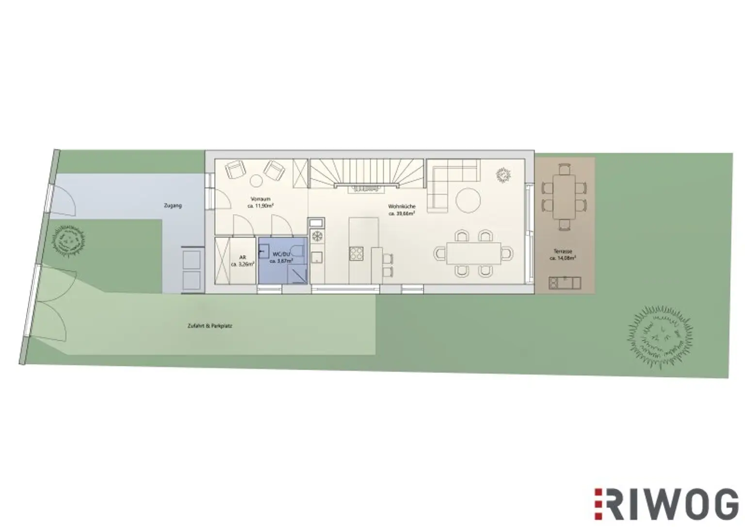 Fertigstellung Ende 2025 | Erstbezug nach Errichtung | Vollunterkellertes 5-Zimmer Doppelhaus mit Luftwärmepumpe