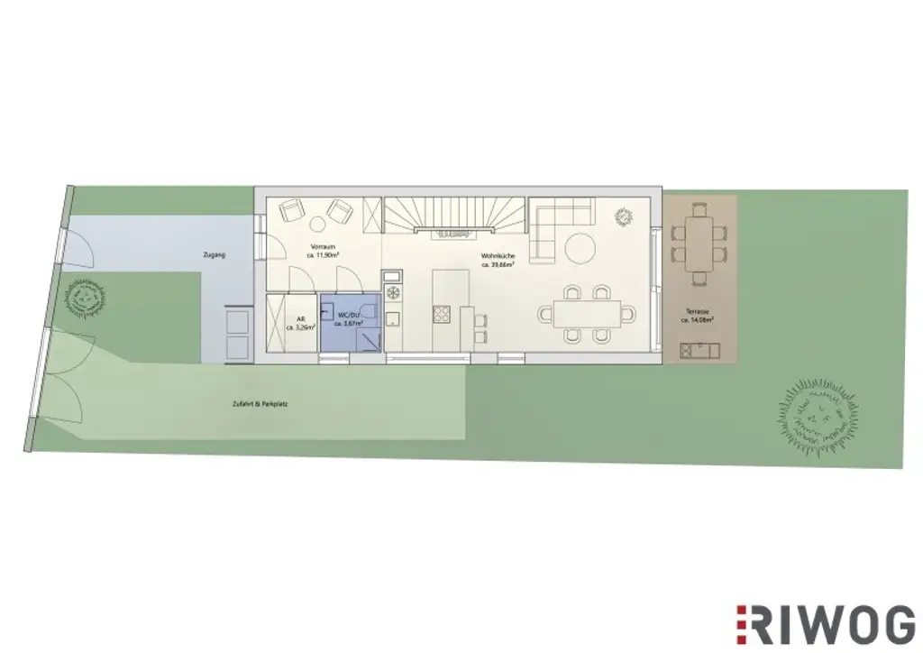 Fertigstellung Ende 2025 | Erstbezug nach Errichtung | Vollunterkellertes 5-Zimmer Doppelhaus mit Luftwärmepumpe
