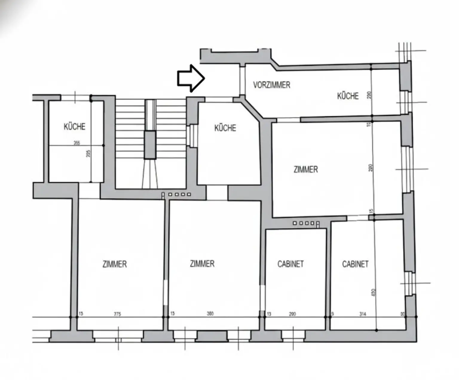 Großzügige Altbauwohnung mit neuwertige Küche und Lift nähe Meidlinger Hauptstraße