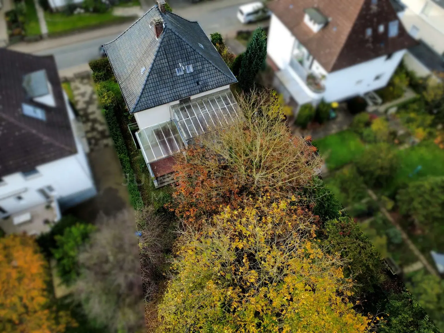 Grundstück von oben