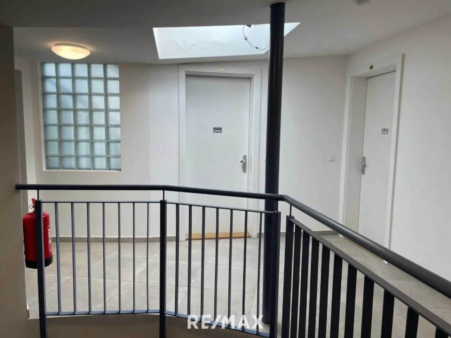 Wohnungseingang im Dachgeschoß