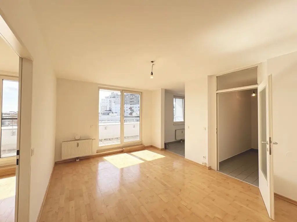 Loggiatraum - geförderte 2 Zimmer Wohnung -
Nähe Donau und U2 - FINANZIERUNGSBEITRAG
