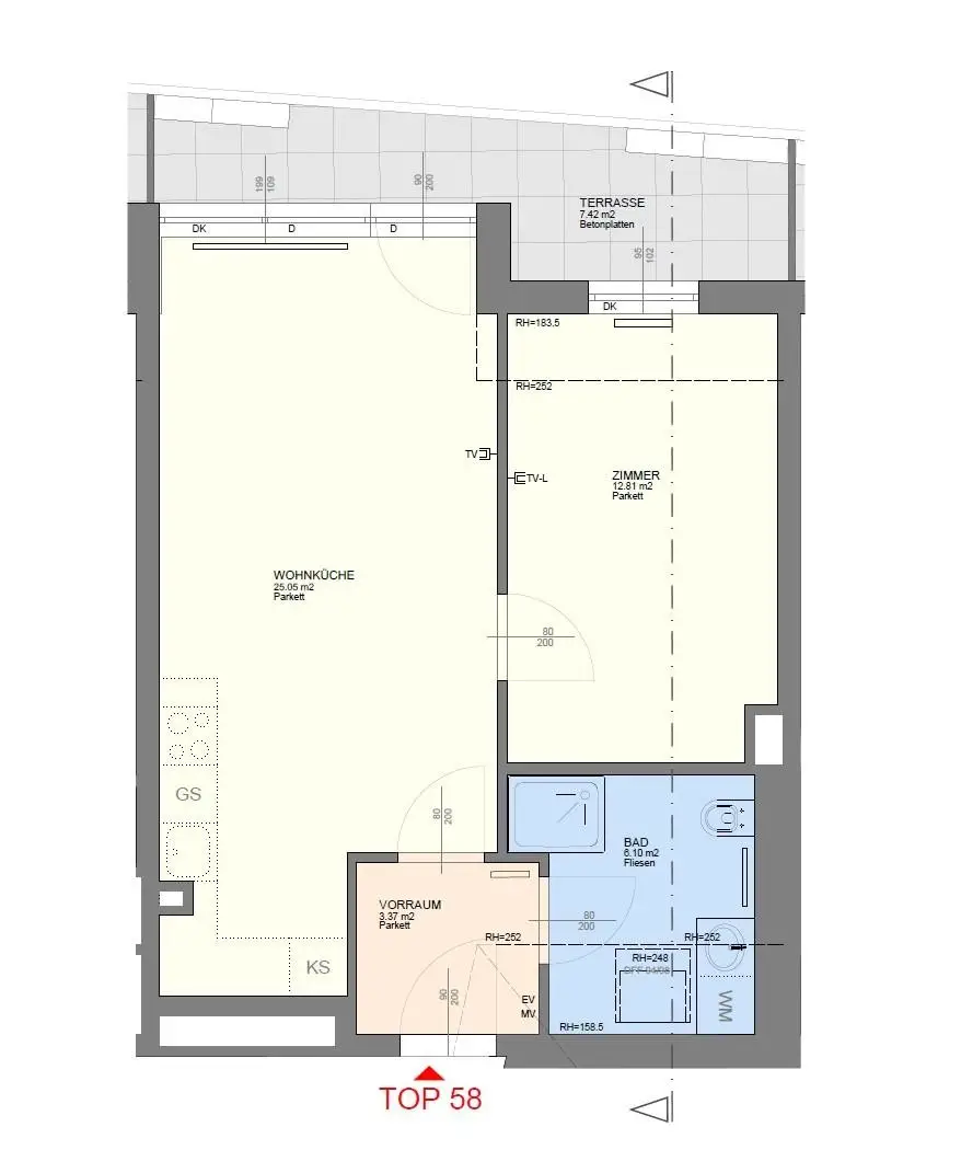 Viel Sonne mit großer Terrasse + KLIMAANLAGE + Ab Dezember!!