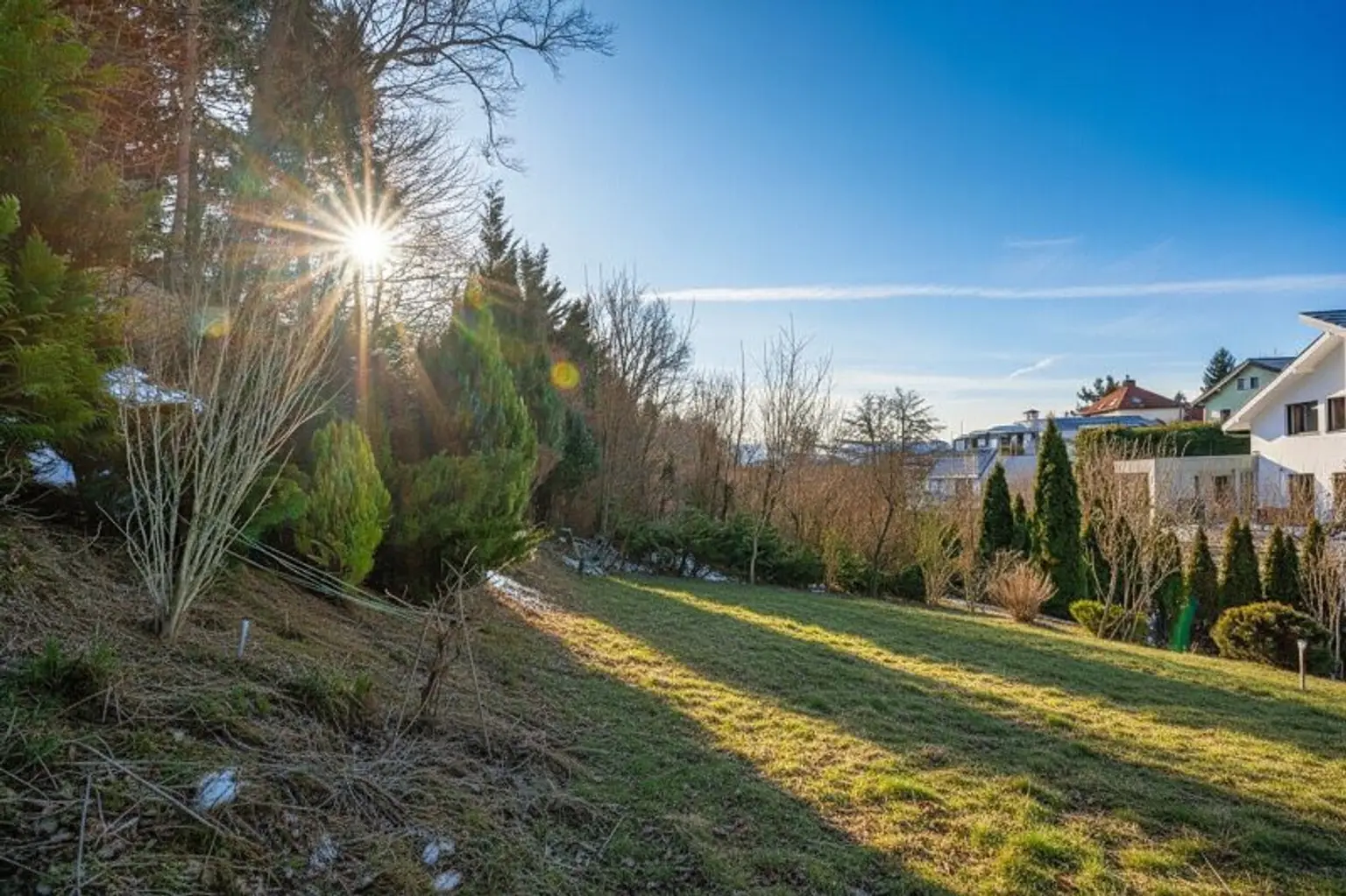 Terrassierter Garten