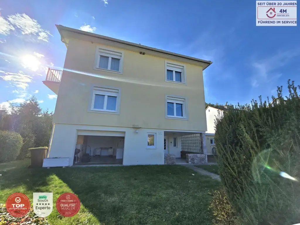 Stilvolles Einfamilienhaus mit gepflegtem Garten in bester Lage von Kobersdorf