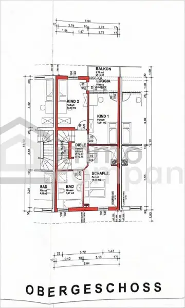 Leben auf drei Stockwerken mit eigenem Penthouse-Flair