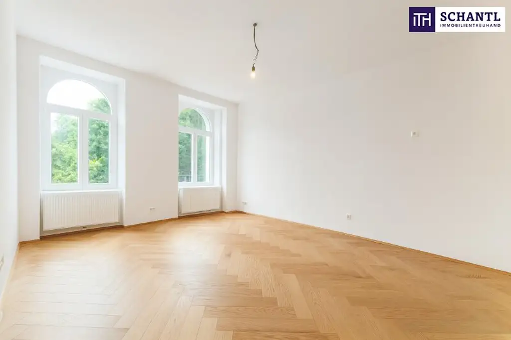 Elegante Altbauwohnung im Erstbezug nach Sanierung!! + Parkblick + großzügige Raumgestaltung
