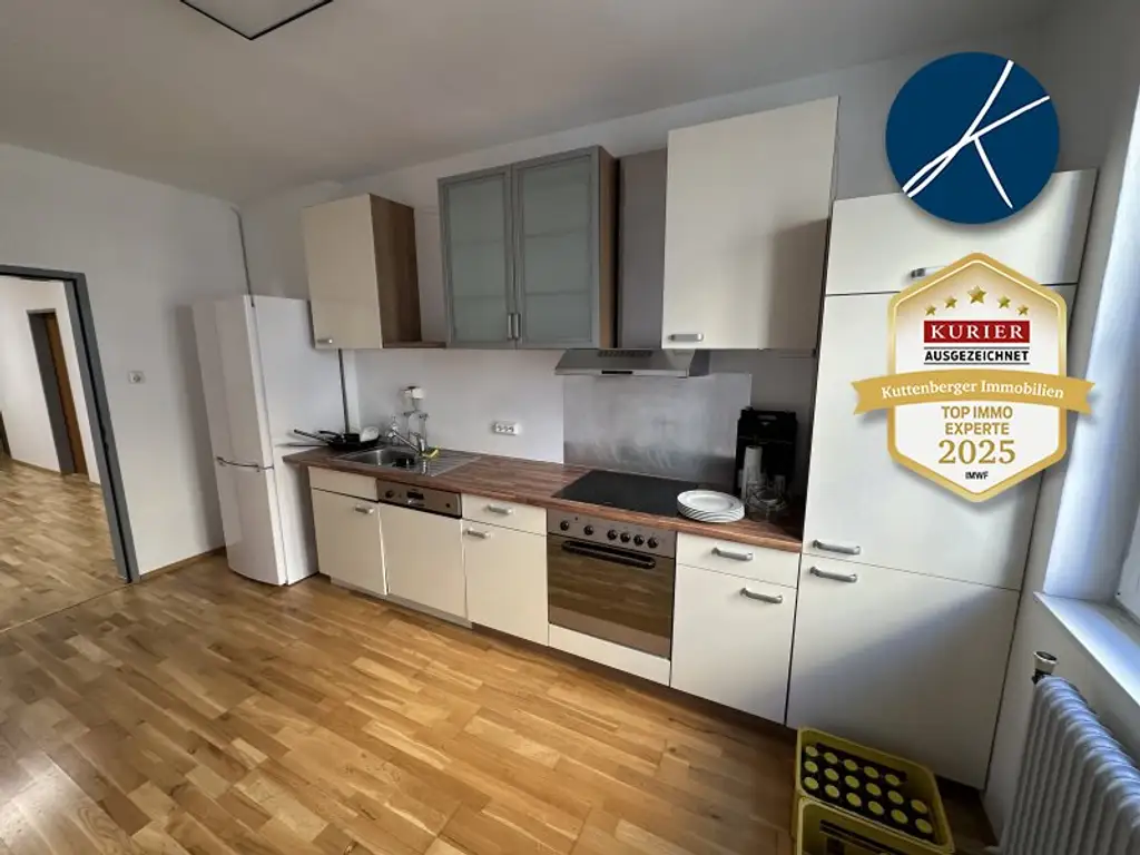 5-ZIMMER MIETWOHNUNG IN SCHÖNER LAGE VON KREMS-STEIN MIT BALKON UND DONAUBLICK