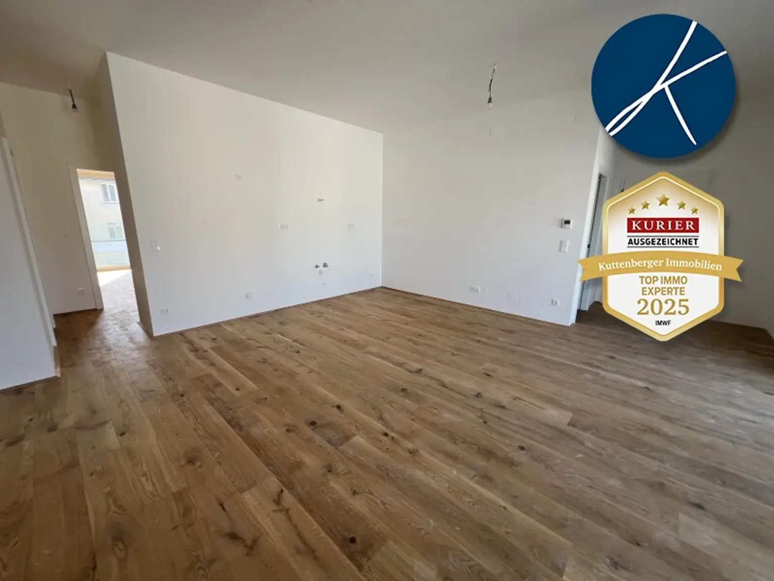 *Superprojekt: "Über den Baumwipfeln" Top 43  Erstklassige 3-Zimmer Wohnung mit Blick auf die Kastanienbäume + Balkon