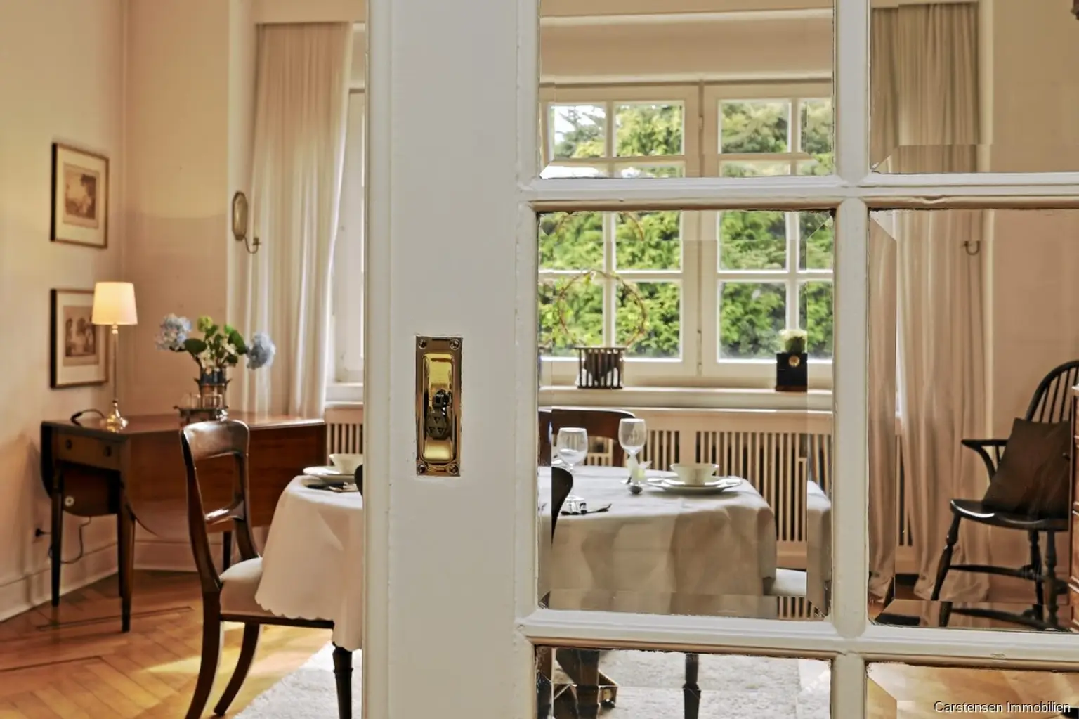 EG Glastür Esszimmer