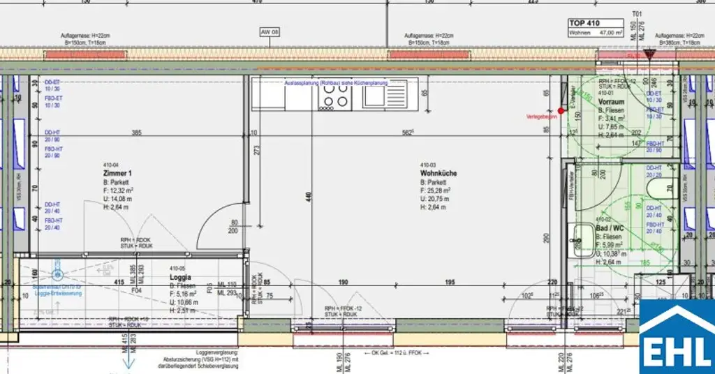 *Ab 01.01.2026* 2 Zimmerwohnungshit mit großem Balkon am Südspitz!