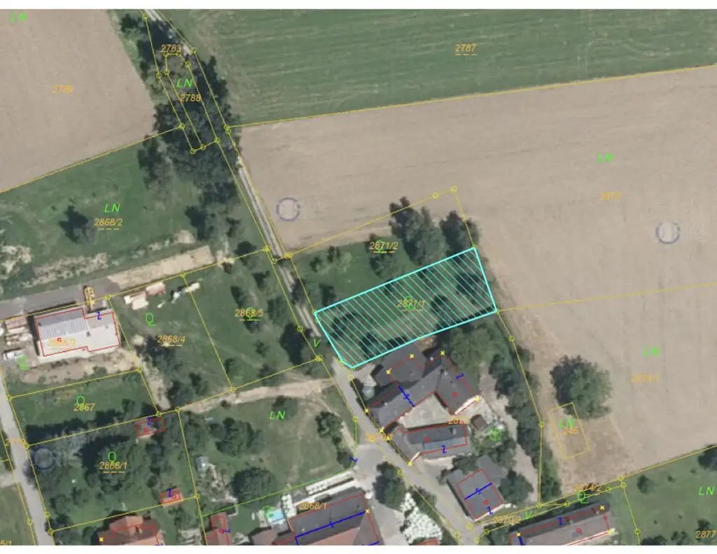 987 m² Bauland mit Widmung Dorfgebiet in Engerwitzdorf/Edtsdorf ohne Bauzwang